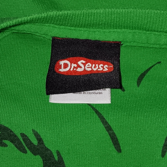 2008 Dr Seuss How The Grinch Stole Christmas Big Face Shirt Vintage Y2K Tee - Picture 4 of 7